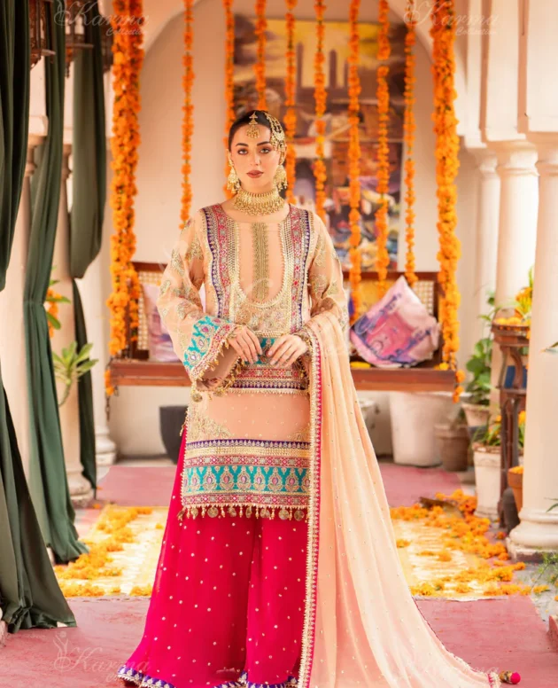 Short Shirt With Sharara