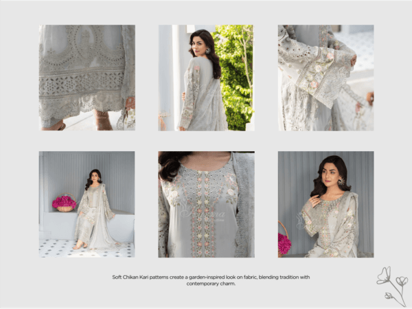 Fancy Suit With Chikankari Work - Image 6