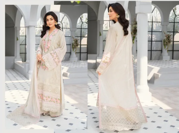 Fancy Suit With Chikankari Work - Image 3