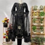 Elegant Embroidered Three-Piece Suit