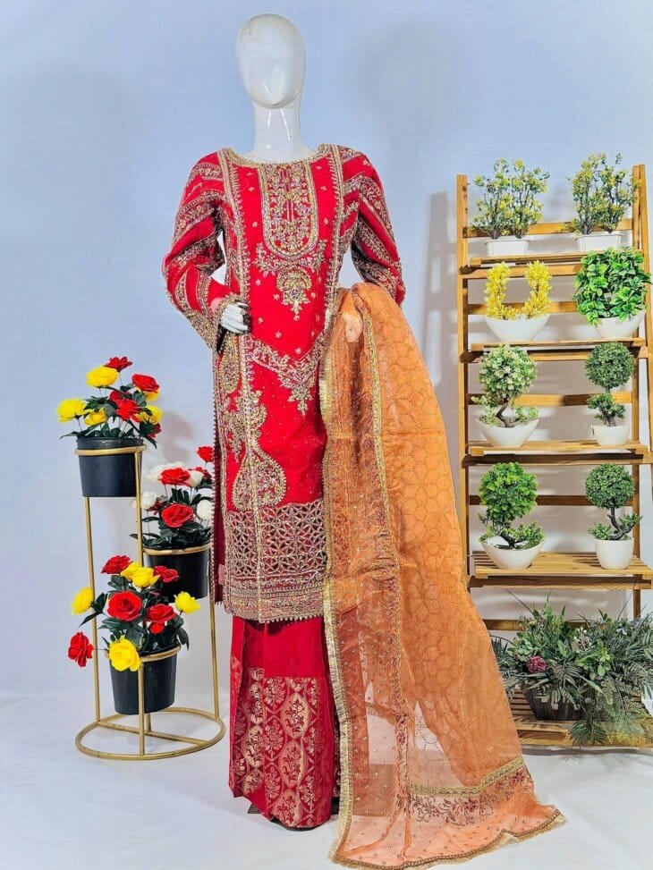 Embroidered Formal Set