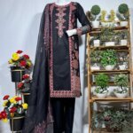 Graceful Embroidered Suit