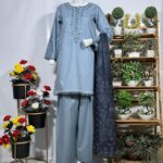 Graceful Embroidered Suit