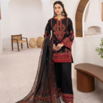 Casual Embroidered 3-Piece Suit