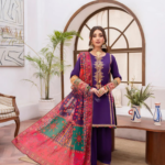 Royal Bloom Embroidered Suit