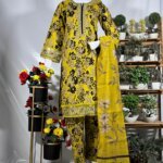 Floral Grace Printed 3-Piece Suit